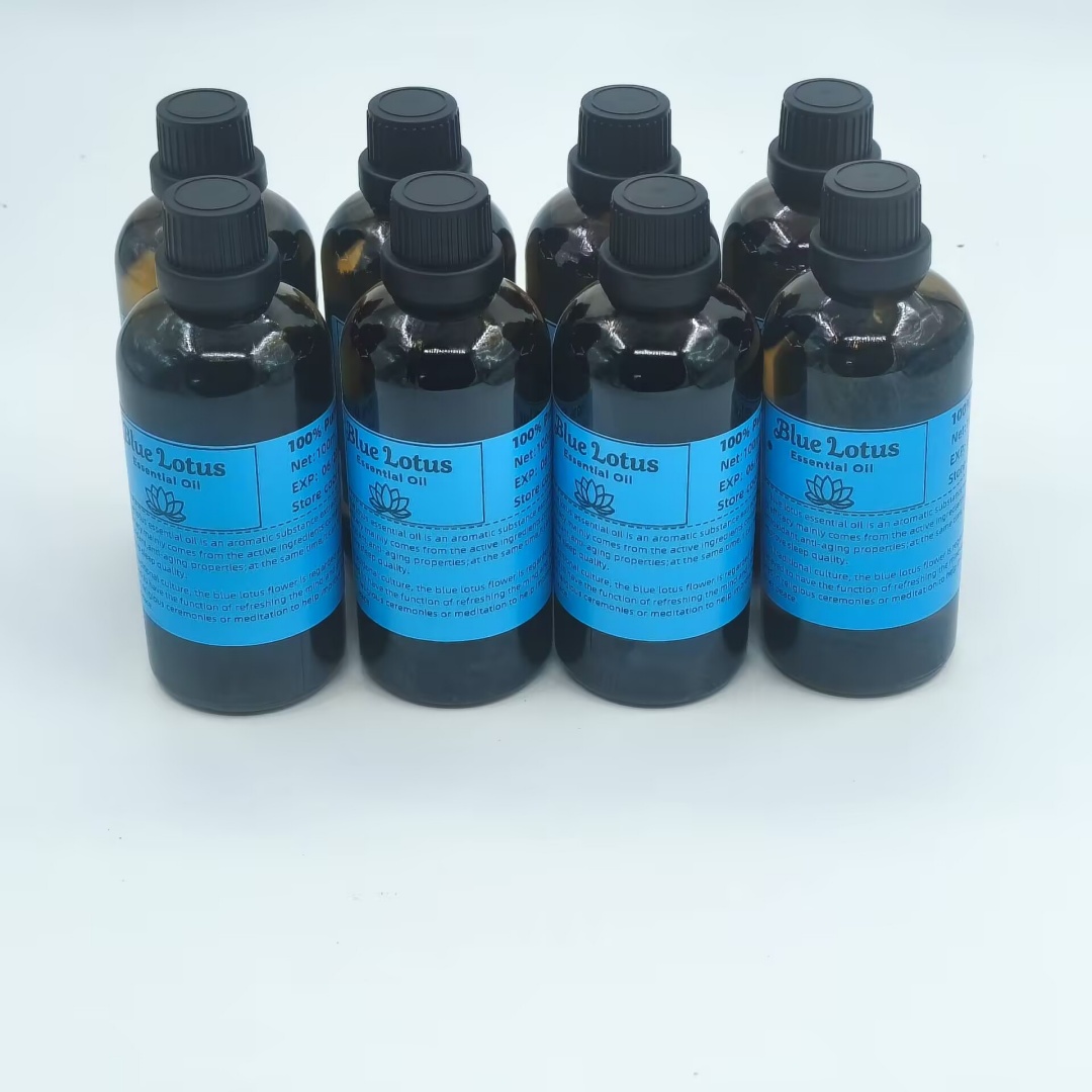 Candle Making And Perfume - น้ำมันหอมกลิ่นบัวสีฟ้าธรรมชาติ, น้ำมันอโรม่าคุณภาพพรีเมียมสำหรับเครื่องกระจายกลิ่น, เครื่องกระจายกลิ่นอโรมาเธอราพี, น้ำหอมปรับอากาศในบ้าน และการทำเทียนหอม