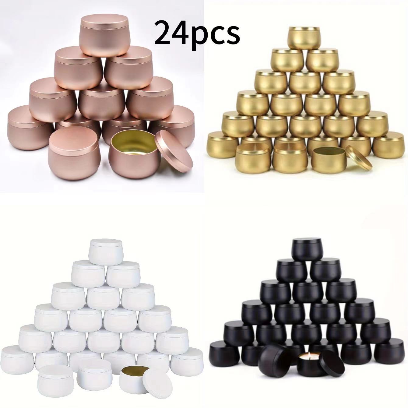 Candle Making Jars With Lids - กระป๋องอเนกประสงค์ 