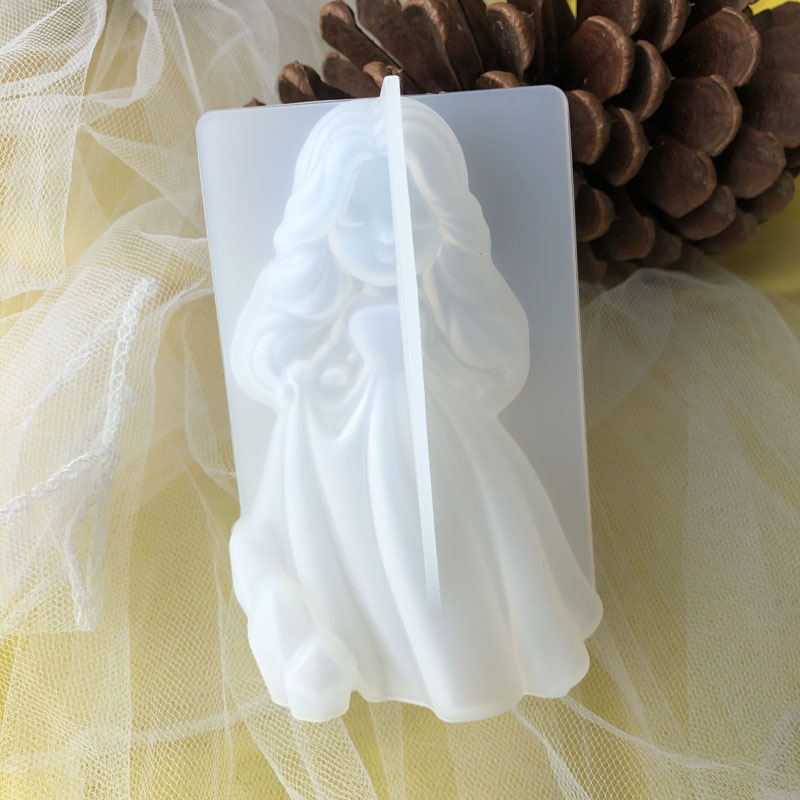 3D น่ารักเจ้าหญิงซิลิโคนเทียนแ - Candle Making Tutorial บทวิจารณ์และราคา
