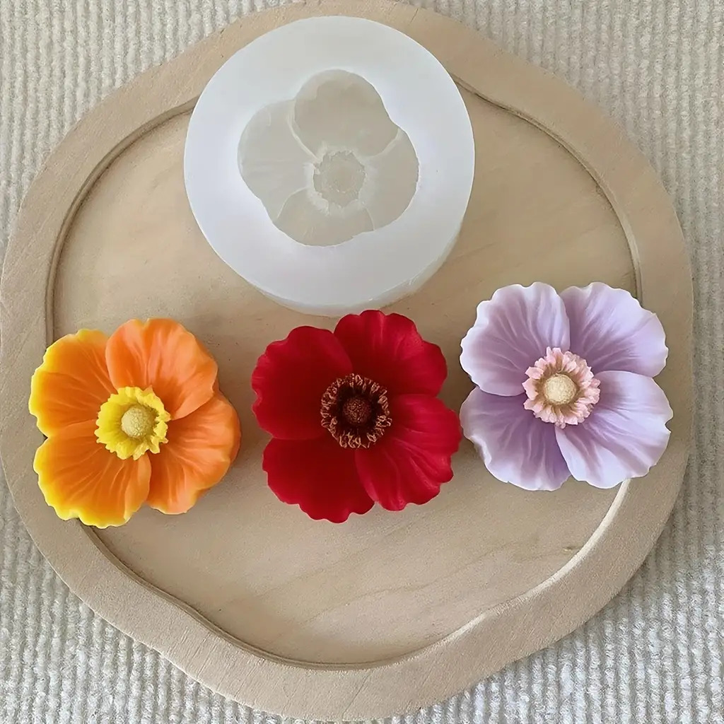 แม่พิมพ์เทียนซิลิโคนรูปดอกไม้  - Candle Making Jug บทวิจารณ์และราคา