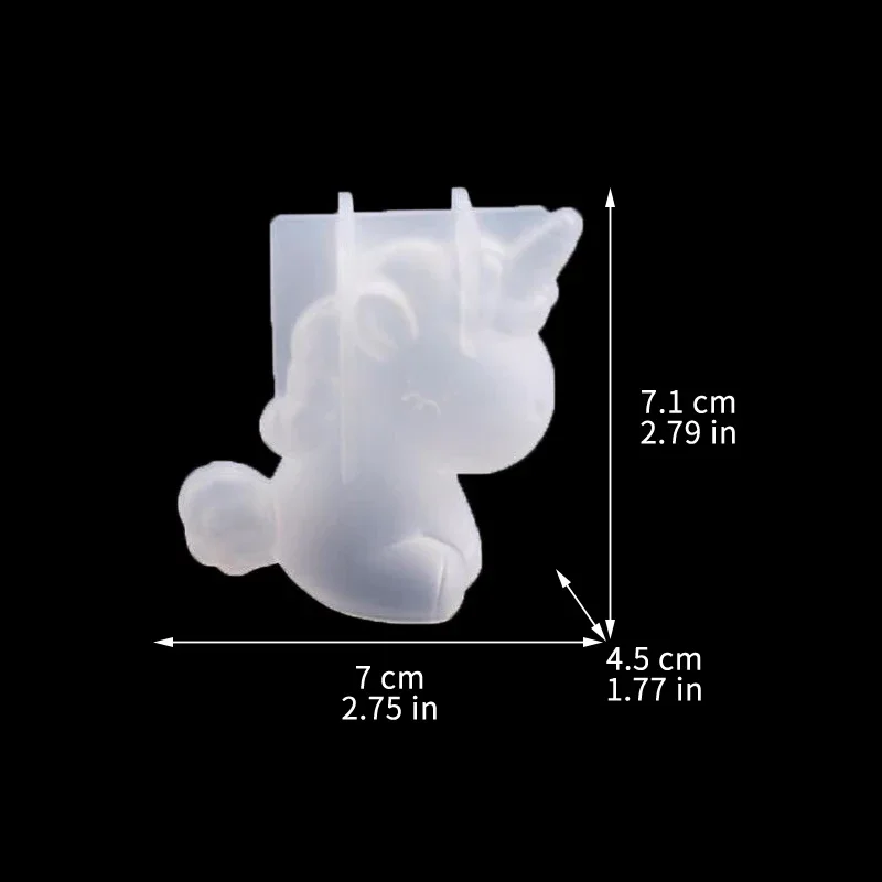 3D เรขาคณิตซิลิโคนยูนิคอร์นแมว - Candle Making Tutorial บทวิจารณ์และราคา