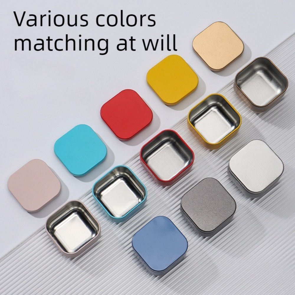20 ชิ้น โหลเทียนเปล่าทรงสี่เหล - Tin Container Lid บทวิจารณ์และราคา