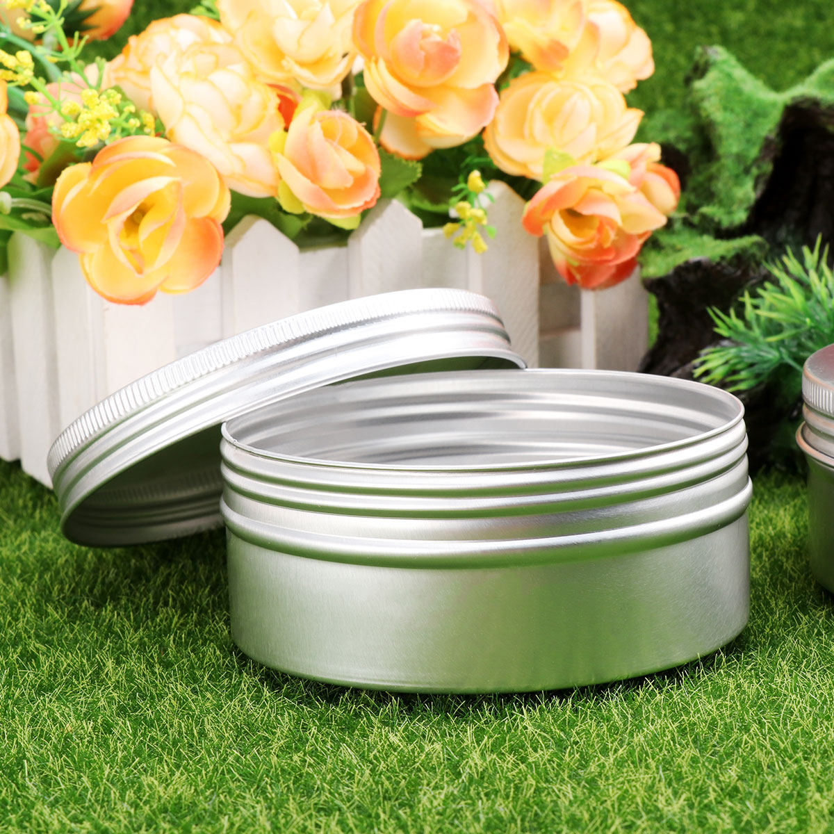 10 ชิ้น กล่องอลูมิเนียมมีเกลีย - Tin Container Lid บทวิจารณ์และราคา