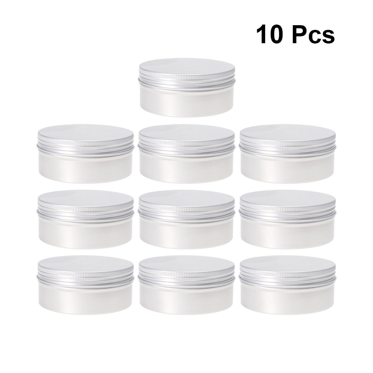 10 ชิ้น กล่องอลูมิเนียมมีเกลีย - Tin Container Lid บทวิจารณ์และราคา