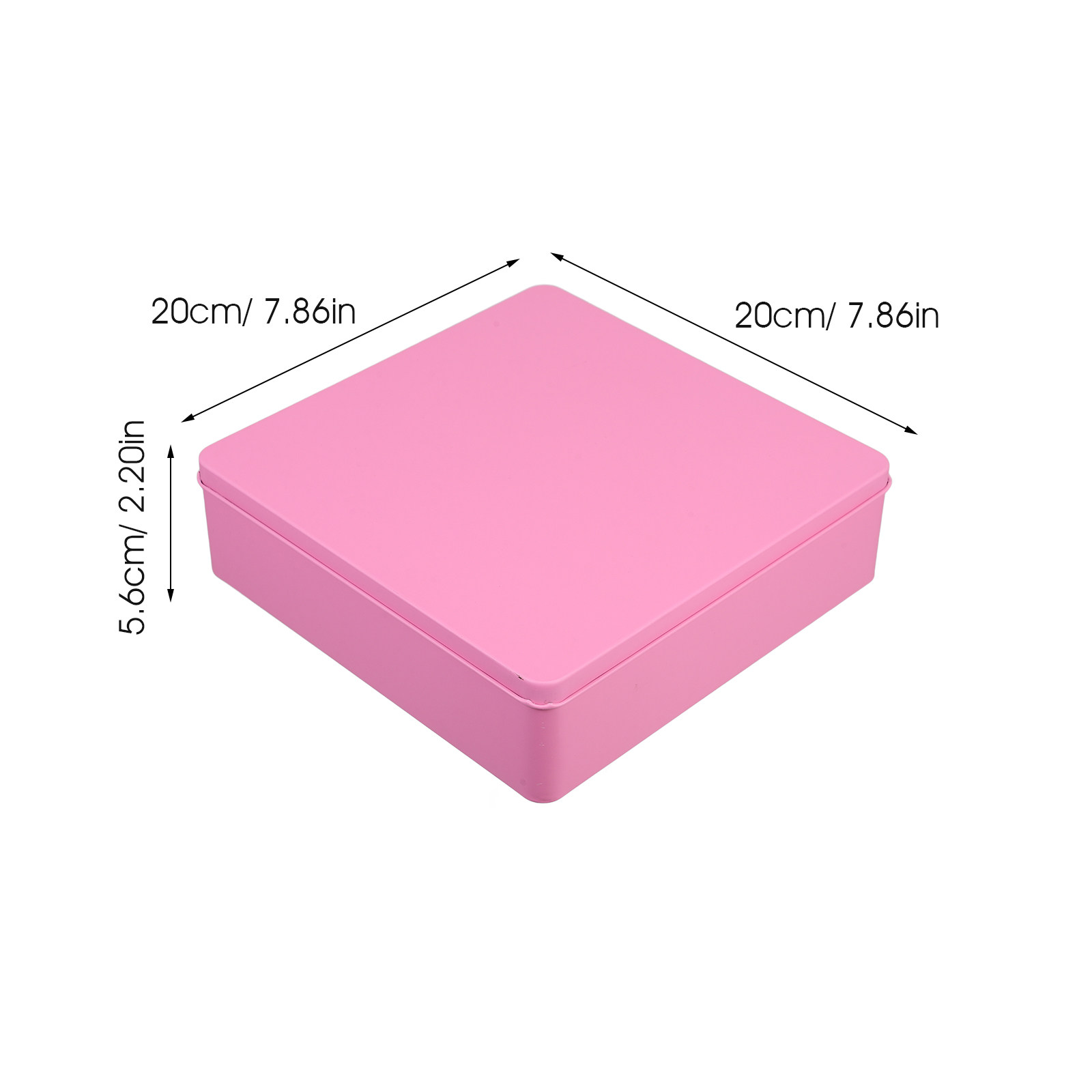 กล่องเก็บของสังกะสีตกแต่งขนาดใ - Tin Container Lid บทวิจารณ์และราคา