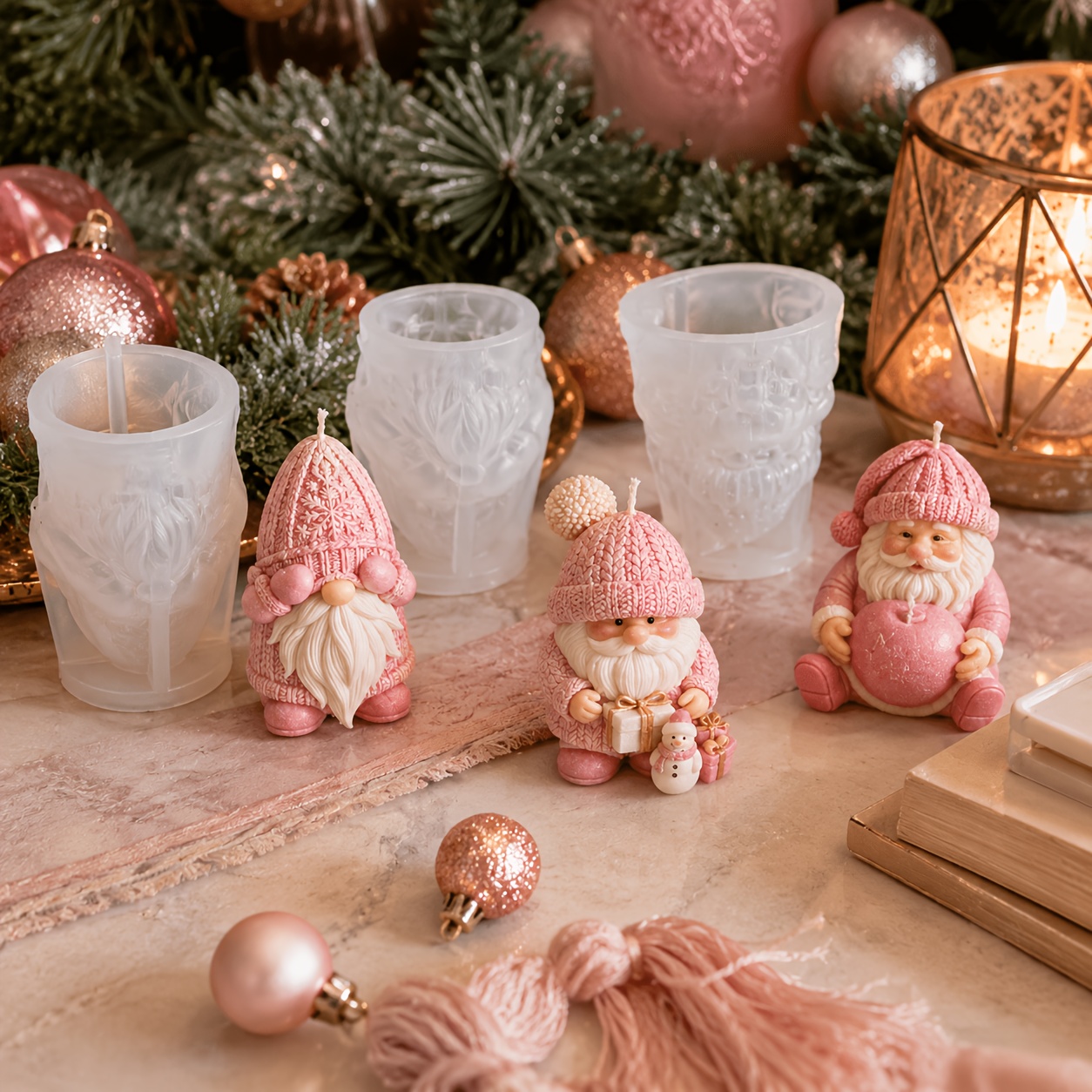 แม่พิมพ์ซิลิโคนรูปโนมคริสต์มาส - Candle Making Kits บทวิจารณ์และราคา