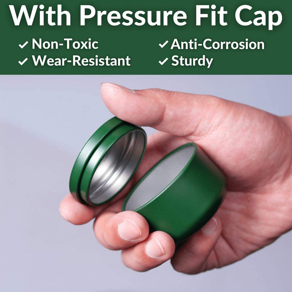 กระป๋องชาพร้อมฝาปิด Airtight เ - Tin Container Lid บทวิจารณ์และราคา